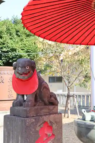 元郷氷川神社の狛犬