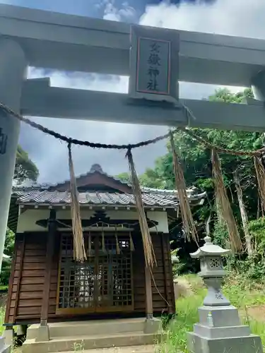 女嶽神社の鳥居