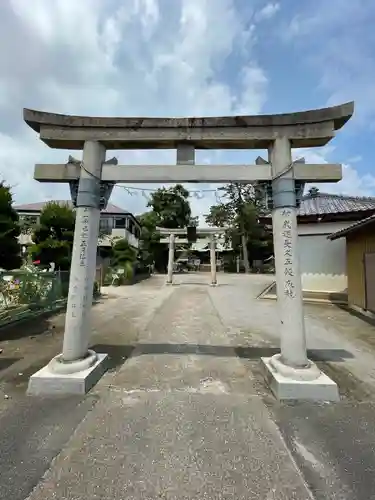 大曽根八幡神社の鳥居