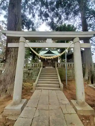 樋口雷神社の鳥居