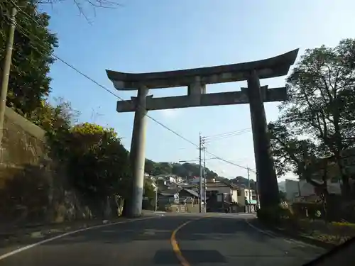 和布刈神社の鳥居