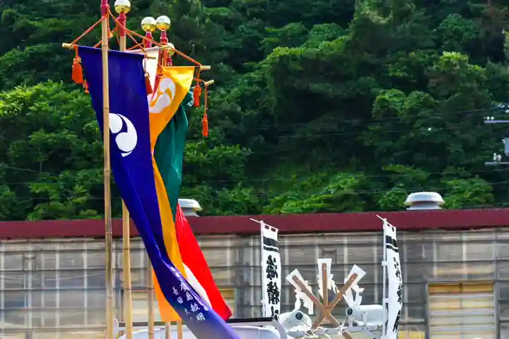 尻岸内八幡神社のお祭り