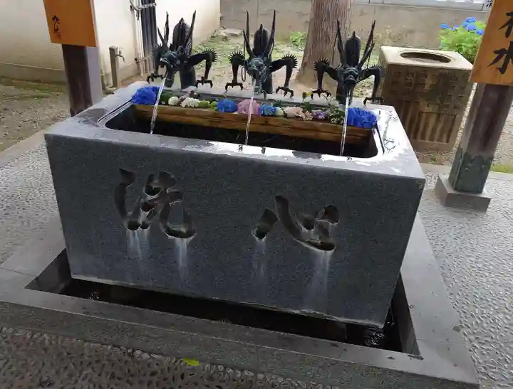 奥田神社の手水舎