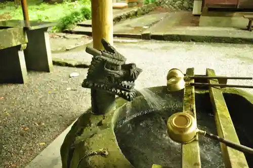 山宮浅間神社の手水