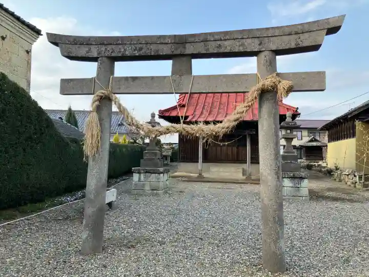 高龗神社(中坪)の鳥居