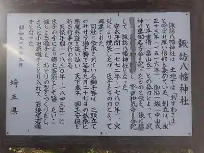 諏訪八幡神社の歴史