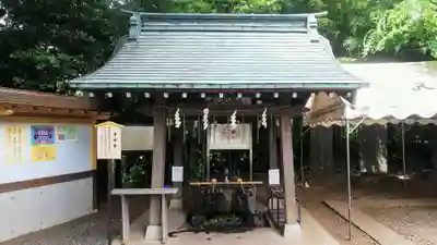 南沢氷川神社の手水舎