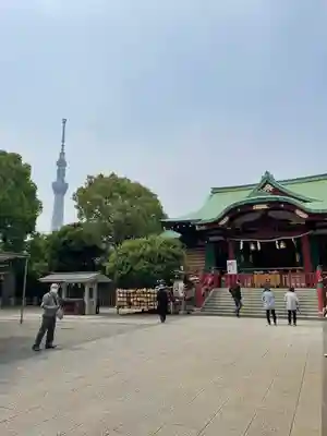 亀戸天神社の本殿・本堂