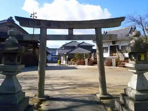 八幡社（大古根八幡社）の鳥居