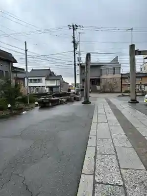 越中白山総社の鳥居