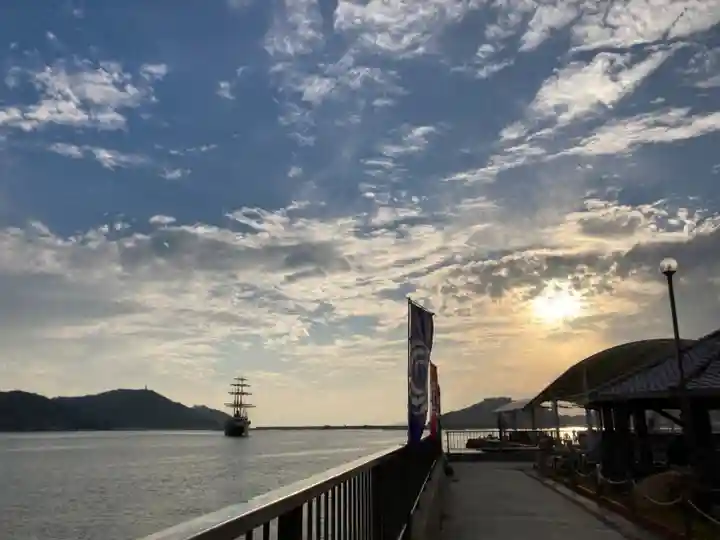 福良八幡神社の景色