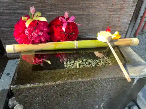 上尾御嶽神社の手水