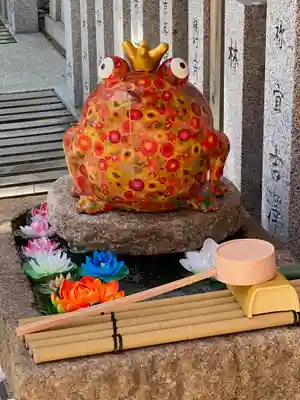 露天神社（お初天神）の手水舎