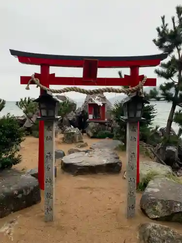 藤ヶ崎龍神社の鳥居