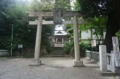 青渭神社の鳥居