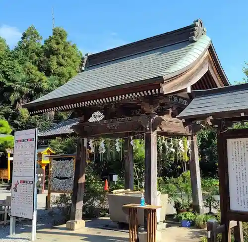 長良神社の手水