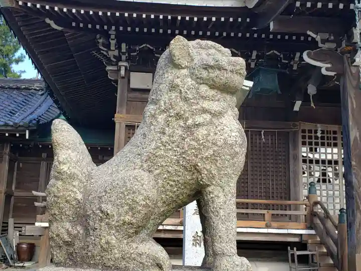 日吉神社の狛犬