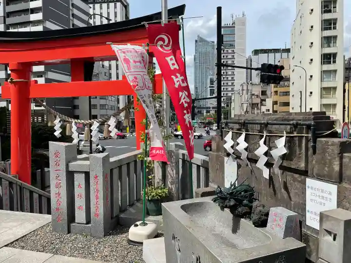 日比谷神社の手水舎