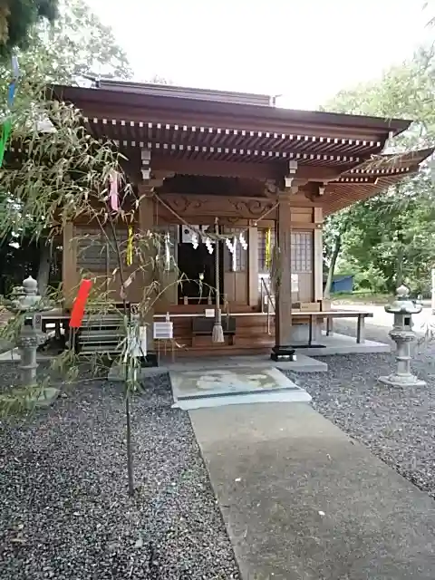阿久津「田村神社」(郡山市阿久津町)旧社名:伊豆箱根三嶋三社の本殿・本堂