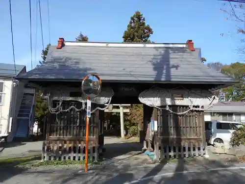 一箕山八幡神社の山門・神門