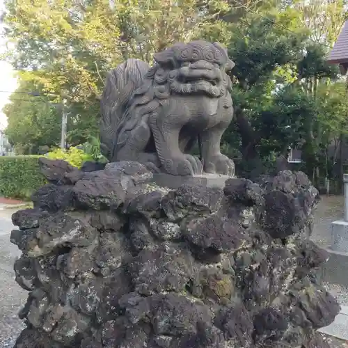 船堀日枝神社の狛犬