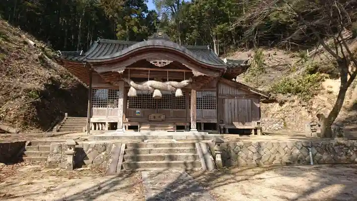 山狹神社(上山狭)の本殿・本堂