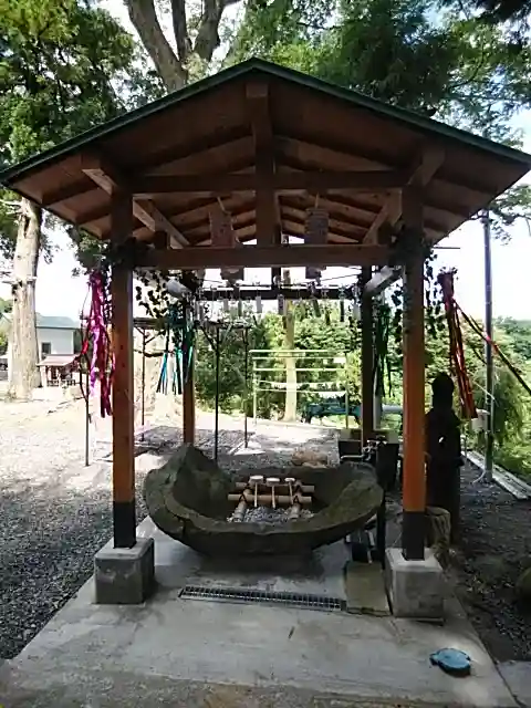 阿久津「田村神社」(郡山市阿久津町)旧社名:伊豆箱根三嶋三社の手水舎