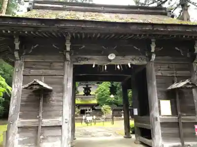 若狭姫神社（若狭彦神社下社）の山門・神門