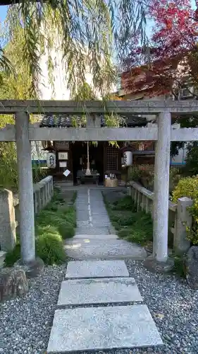 天性寺の鳥居