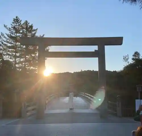 伊勢神宮内宮（皇大神宮）の鳥居