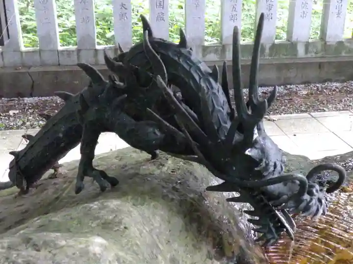 士別神社の手水舎