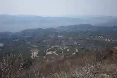 飯縄神社 奥社の景色