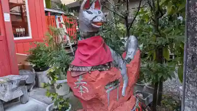 よさこい稲荷神社の狛犬