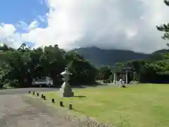 屋久島大社の庭園