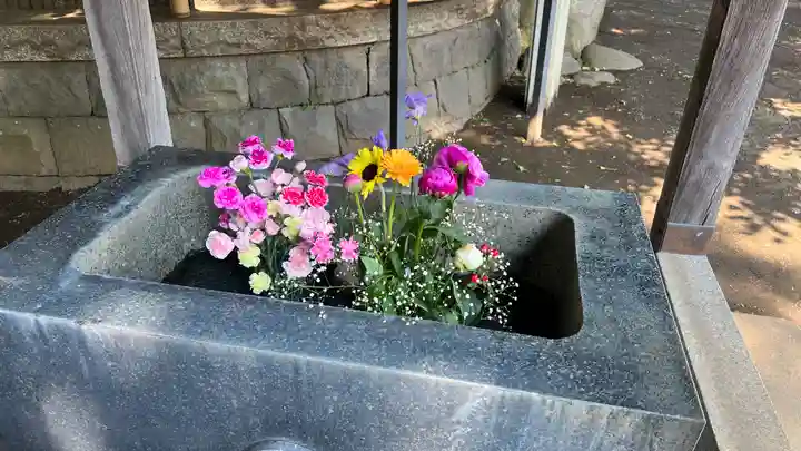 鶴嶺八幡宮の手水舎