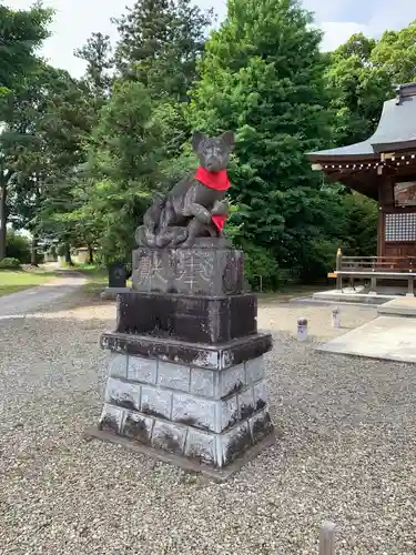 女化神社の狛犬