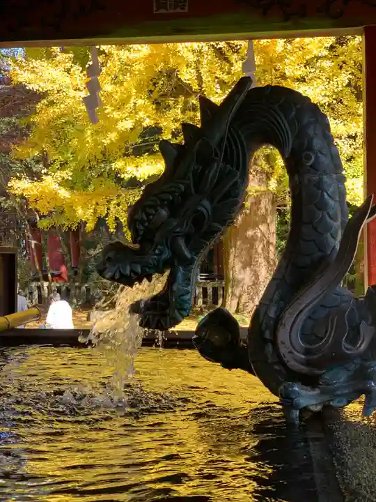 北口本宮冨士浅間神社の手水舎