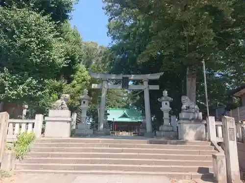 (下館)羽黒神社の鳥居