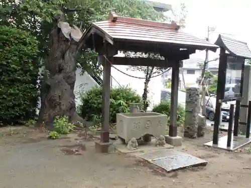 池辺杉山神社の手水舎