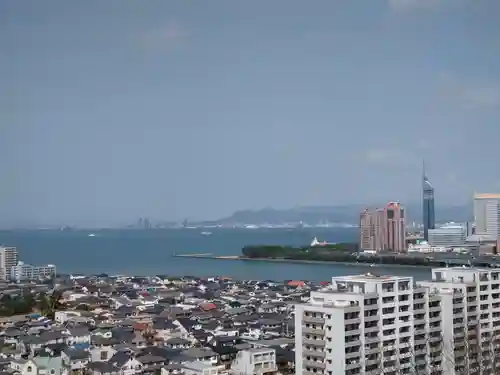 鷲尾愛宕神社の景色