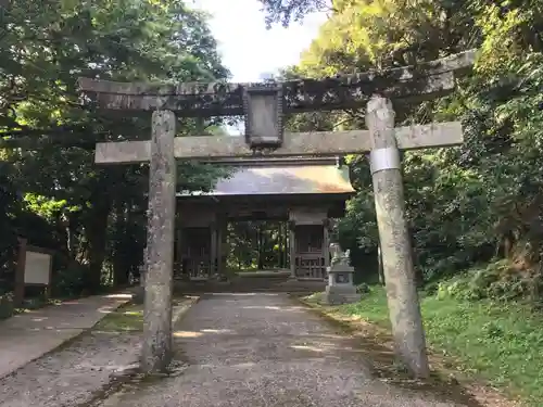 倭文神社の鳥居