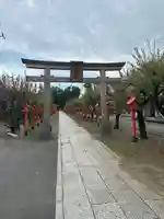 朝日森天満宮の鳥居