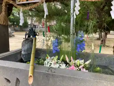 三津厳島神社の手水舎
