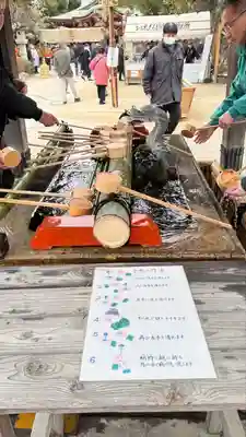 越ヶ谷久伊豆神社の手水舎