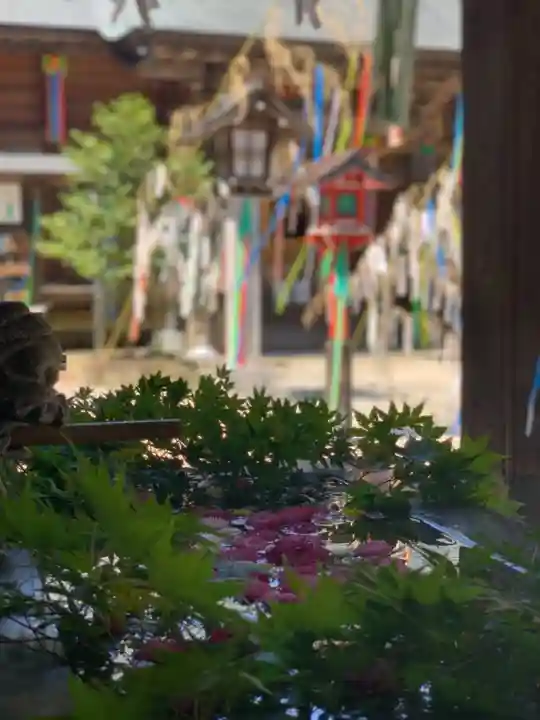 滑川神社 - 仕事と子どもの守り神の手水舎