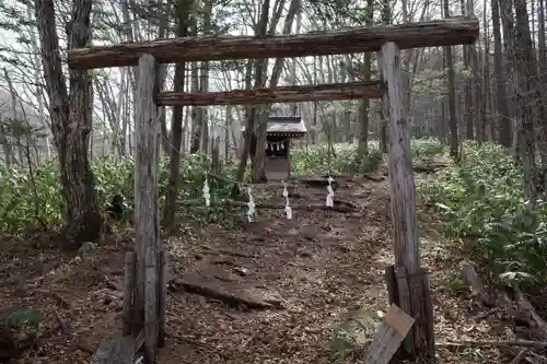 飯縄神社 奥社の鳥居