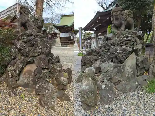 菊田神社の狛犬