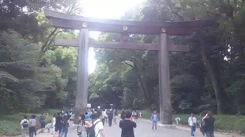 明治神宮の鳥居