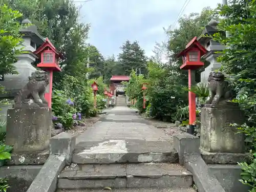 平出雷電神社の狛犬
