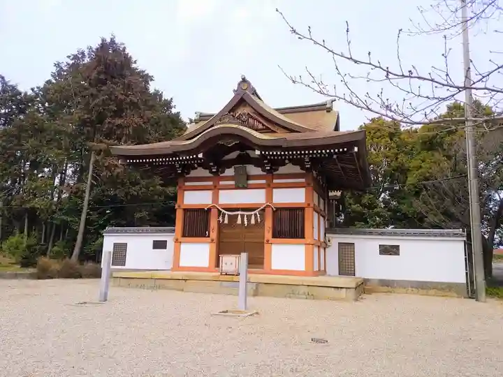 社口社の本殿・本堂